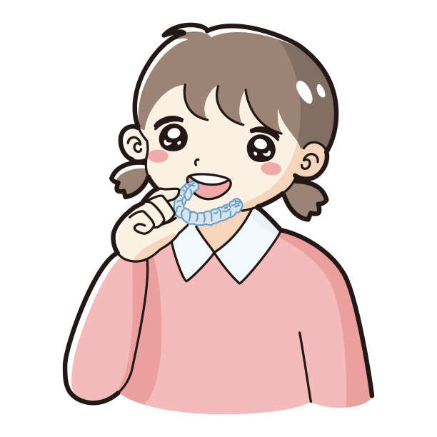 儿童牙齿矫正器具的图示图片下载