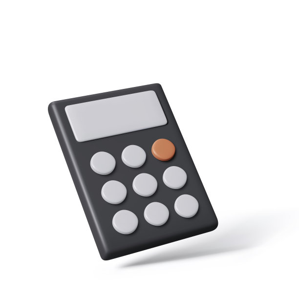 3D数学计算器，逼真的卡通风格图片下载