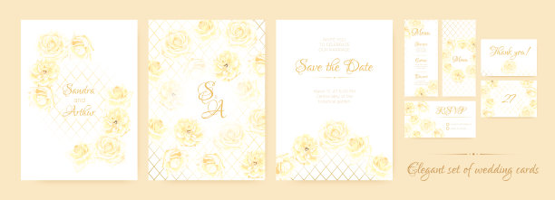 大收集的婚礼卡片。图片下载