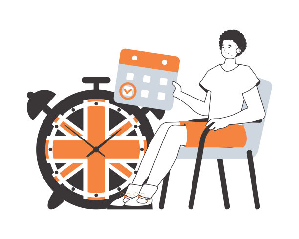 男性英语老师。学习一门外语的概念。的艺术风格。孤立的,矢量插图。图片下载