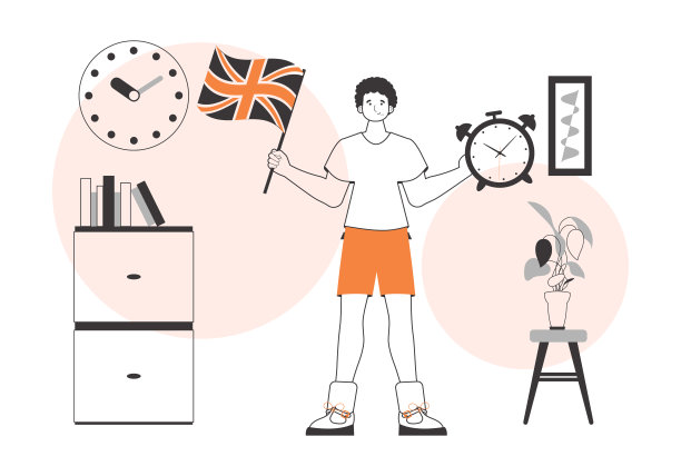 一个人帮助教英语。学习一门外语的概念。的艺术风格。图片下载