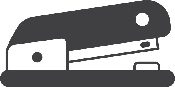 最小风格的订书机插图图片下载