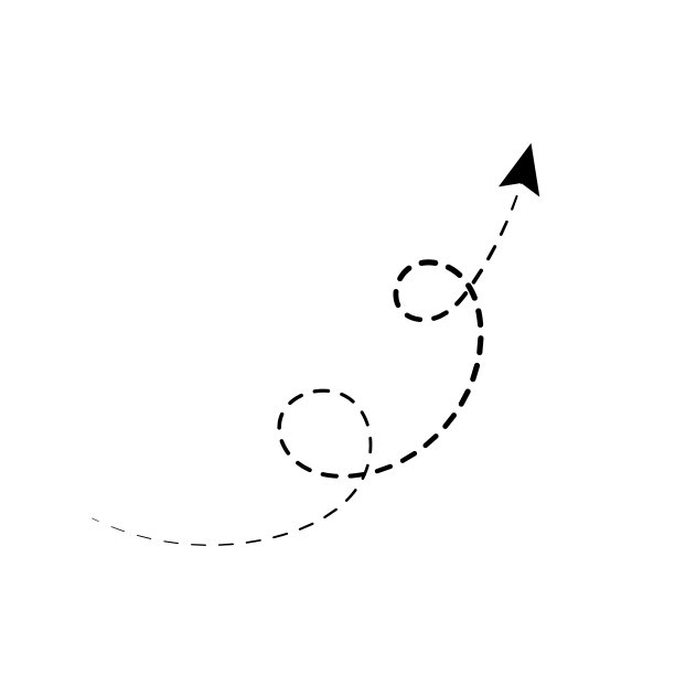箭头圈上下黑色手绘图标插图矢量图片下载