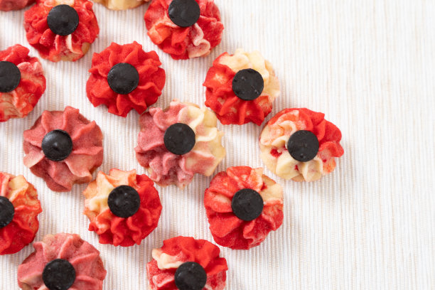 中国新年黄油饼干准备好了图片下载