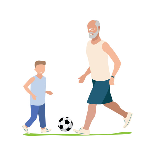 爷爷和孙子图片下载