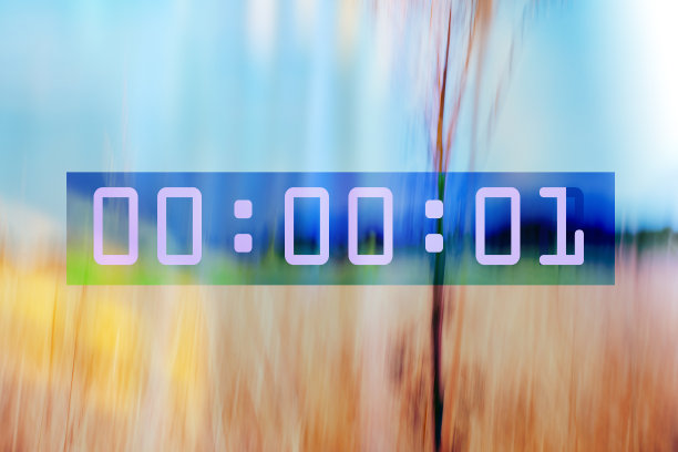 大自然与倒计时钟图片下载