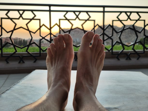 马拉喀什的脚和脚图片下载