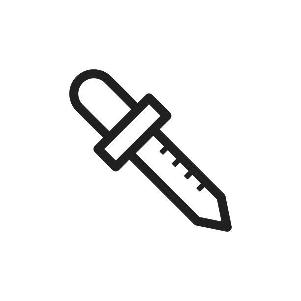 移液管图标矢量设计插图图片下载