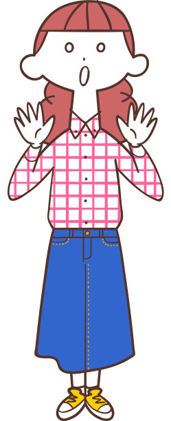 一个惊讶的年轻女子的形象图片下载