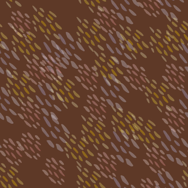 温暖，棕色无缝图案与水彩抽象飞溅。图片下载