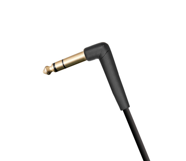 音频电缆隔离在白色背景图片下载