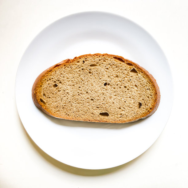 黑麦面包片图片下载