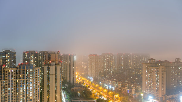 成都黄昏图片下载