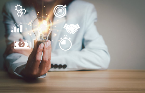 技术在日常生活中的概念贸易服务数据库连接管理互联网上的网络世界，网上商务，网上产品，营销机制，营销机制。图片下载