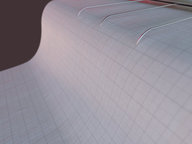 空白的地震仪图片下载