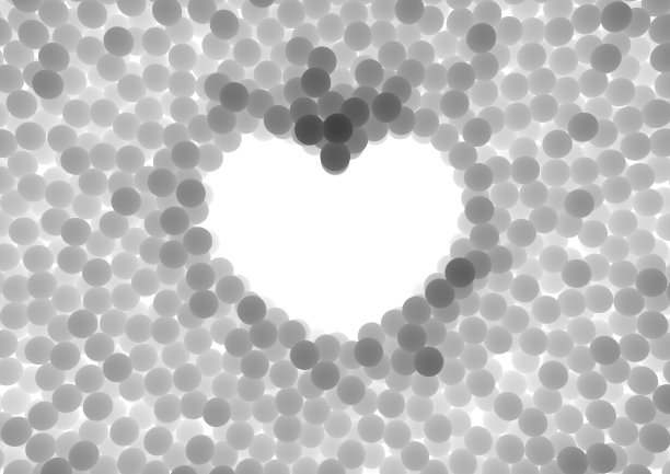 半透明白色橡胶球图片下载