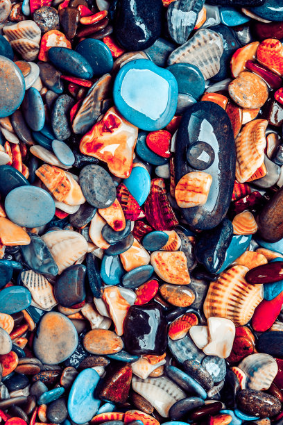 海色的石头。设计背景图片下载