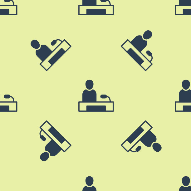 蓝色电视报道图标隔离无缝图片下载