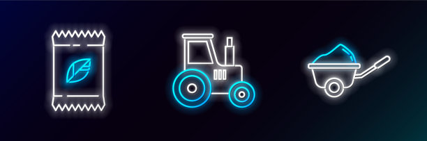 套线手推车用泥土装满了一包图片下载