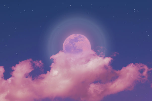 粉红色的星系图片下载