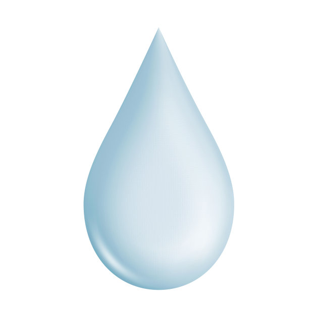 彩色水滴在白色背景，3d渲染插图图片下载