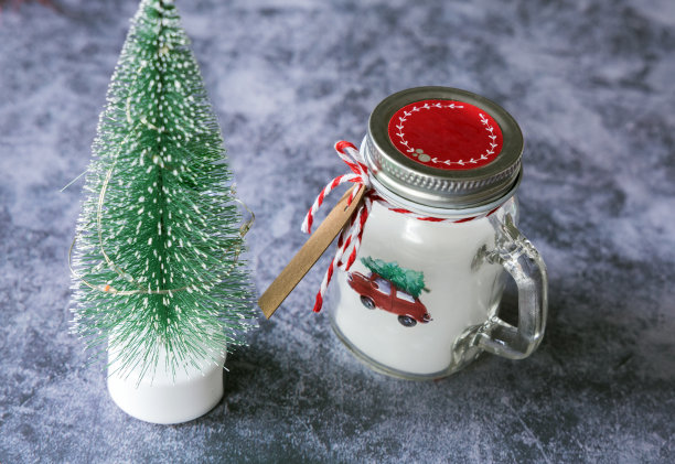 圣诞蜡烛图片下载