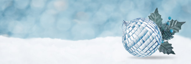 圣诞闪亮的庆祝背景与圣诞树玩具图片下载