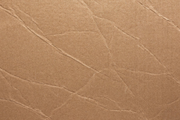 皱巴巴的包装纸板的质地图片下载
