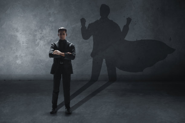 强大的商人3d插图图片下载