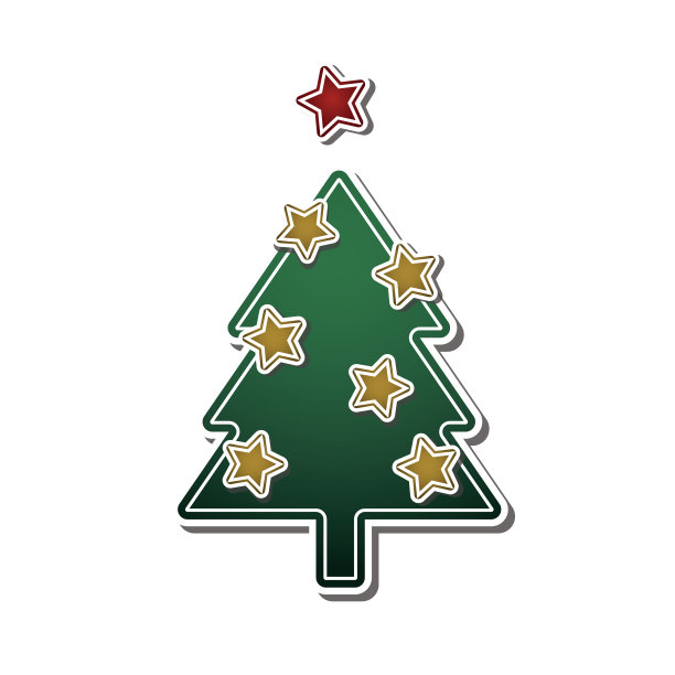 圣诞树模板图片下载