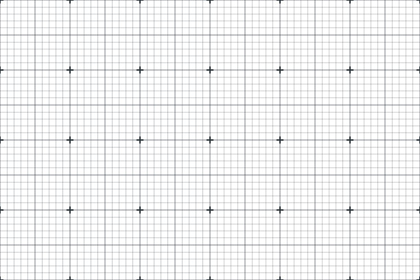 坐标纸。无缝模式。学校的背景。灰色毫米网格。矢量技术图片下载
