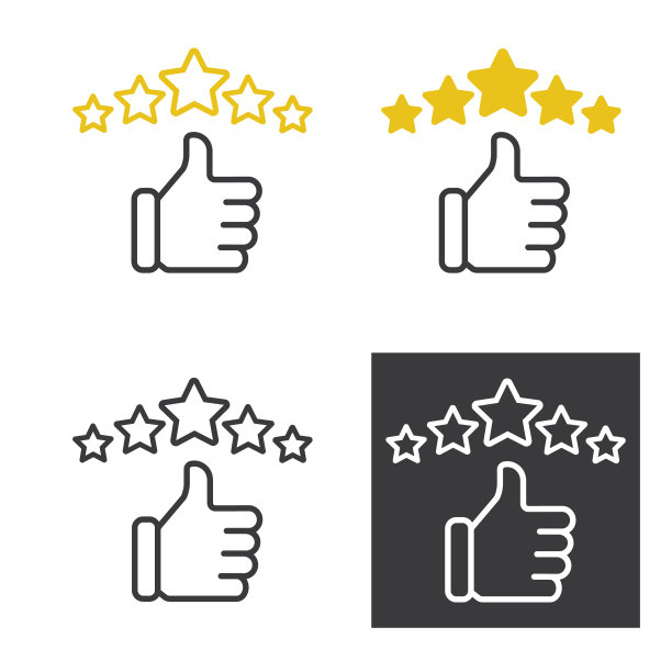 客户评审图标，质量评级和反馈。图片下载