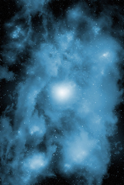 太空背景与星尘和闪亮的星星。逼真的宇宙和彩色星云。色彩斑斓的星系。三维演示图片下载