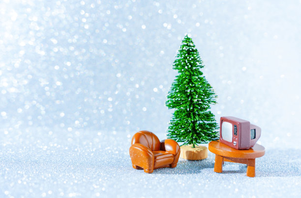 年底和节假日的电视传统概念图片下载