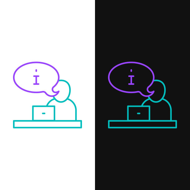 线路电视报告图标隔离在白色和图片下载