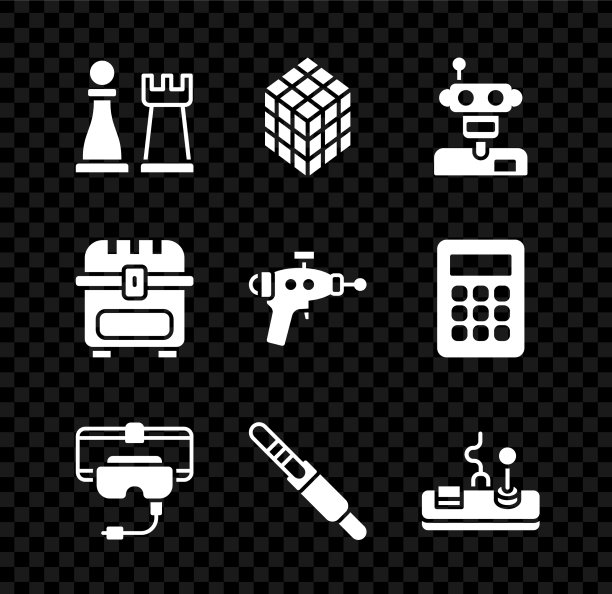 虚拟现实设置象棋魔方机器人图片下载