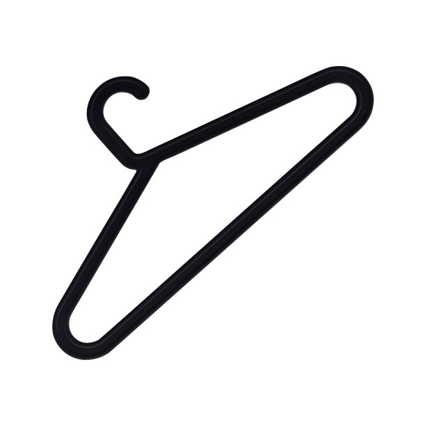 衣架孤立在白色背景上图片下载