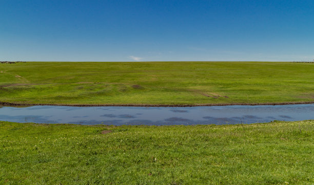 窄溪风景照图片下载