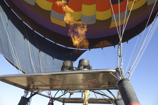 热气球燃烧器和火焰，纳米比亚图片下载