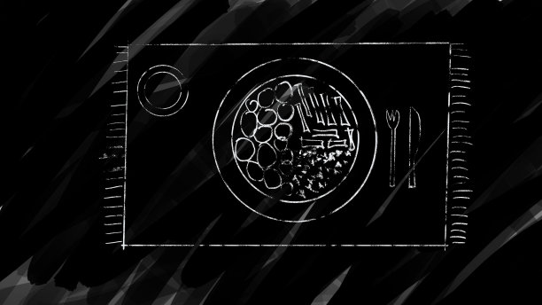 准备晚餐的桌子图片下载