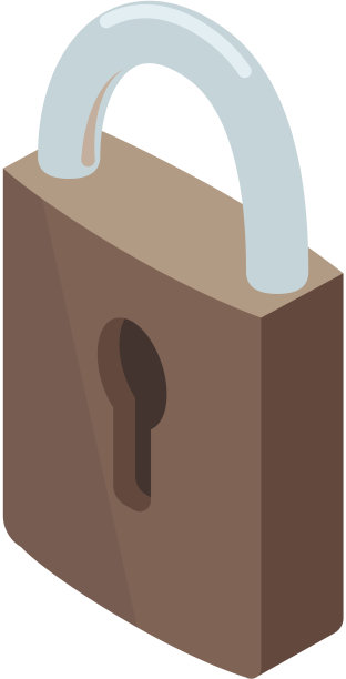 锁具有锁眼隔离的概念图片下载