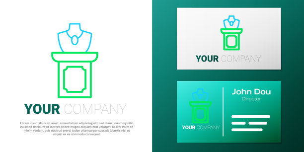 线拍卖珠宝拍卖图标孤立的白色图片下载