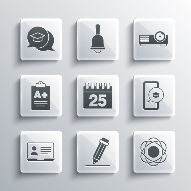 设置铅笔与橡皮原子毕业帽图片下载