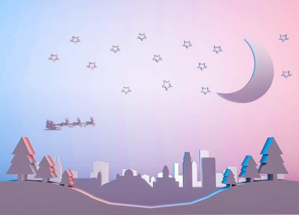 洛杉矶城市天际线的3D渲染图图片下载