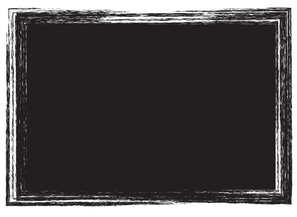 垃圾黑色边界孤立在白色上。图片下载