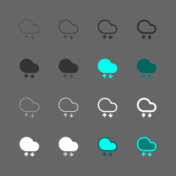 云计算图标-多系列图片下载