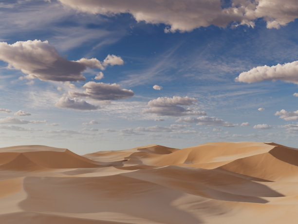 天空与沙漠背景图片下载