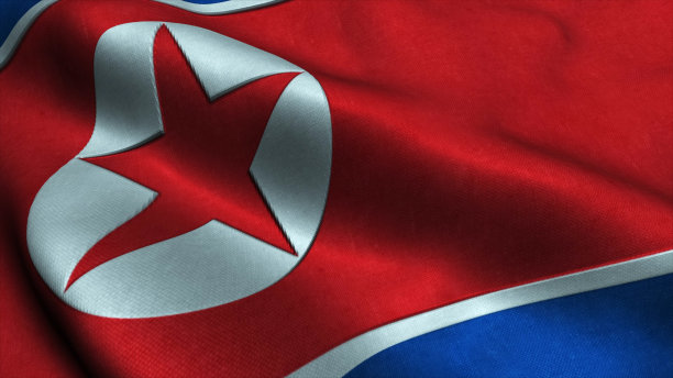 朝鲜国旗图片下载