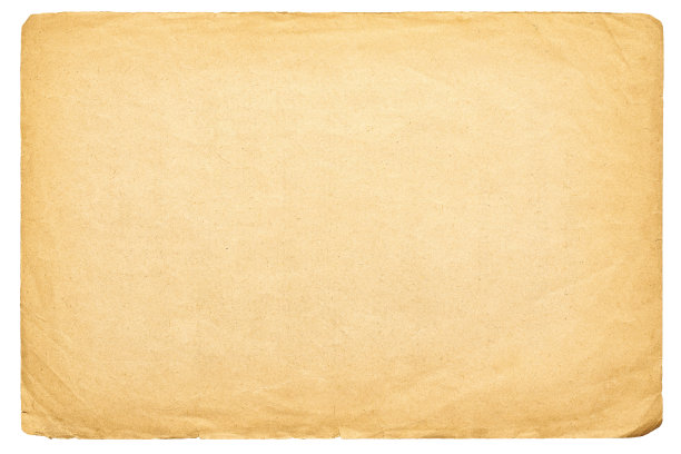 手稿的纸张质地有磨损的边缘。从古书中分离出一页作为背景图片下载