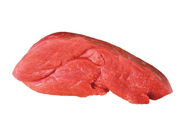 肉被孤立在白色的背景上图片下载